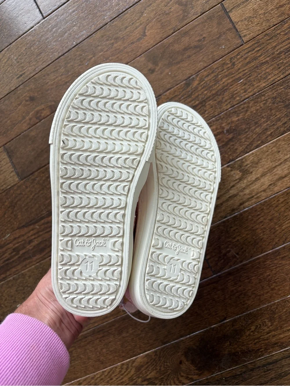 Cat & Jack Pink Glitter Slip-On Sneakers for Kids